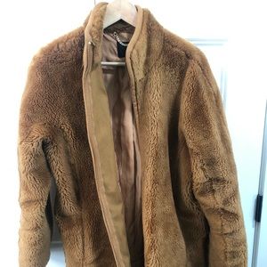 J. Crew Zip-up Plush Fleece Teddy Coat